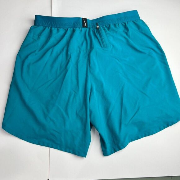 Nike Dri-FIT Running Shorts - XL - Teal Blue - Picture 6 of 14